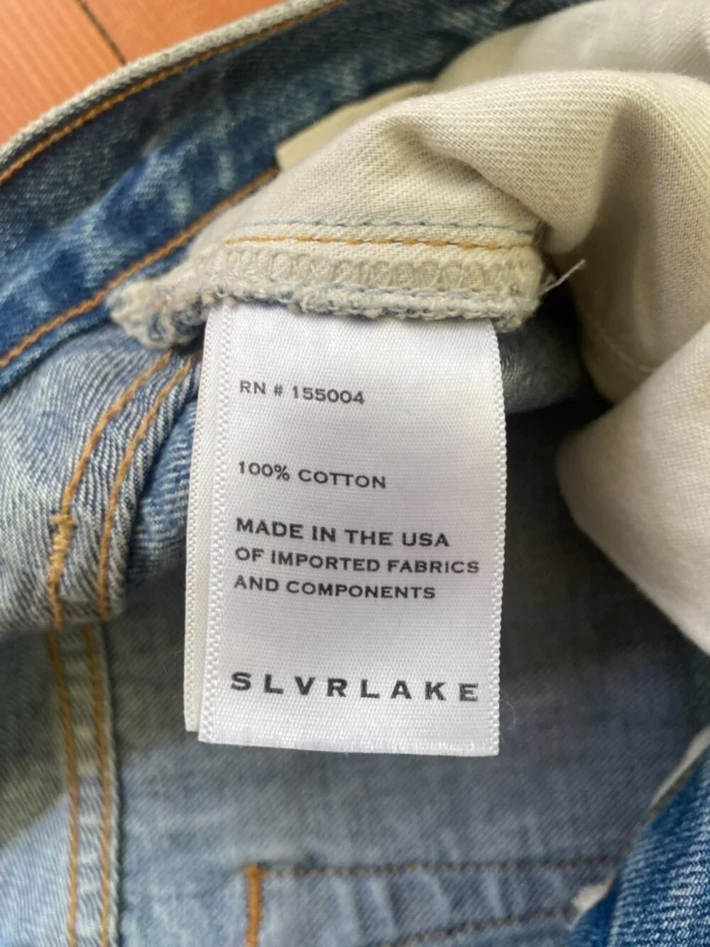 SLVRLAKE London High-Rise Straight Leg Jeans - Size 26